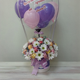 Букет цветов "Фиолетовый микс"