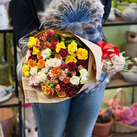 Букет из роз Кустовые розы №161