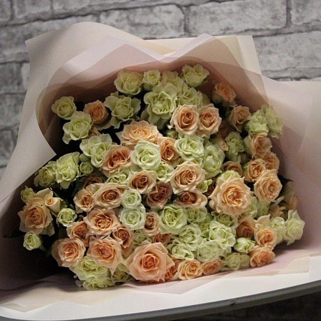 Букет из 39 кустовых роз №2 - Фото 3