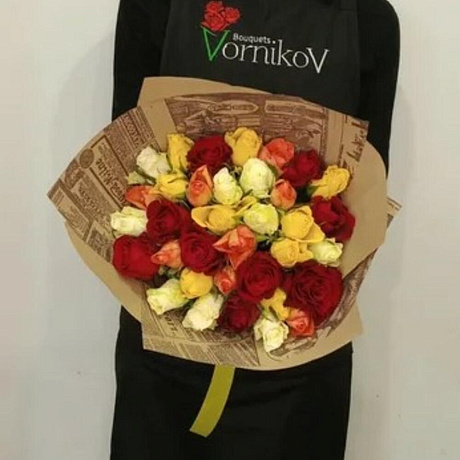 Роза Кения микс 35 шт - Фото 2