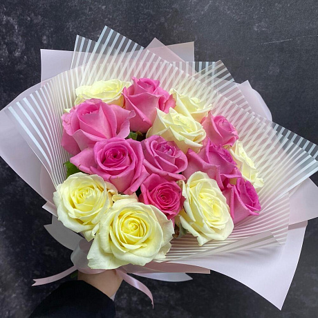 Букет из 15 роз roses - Фото 6