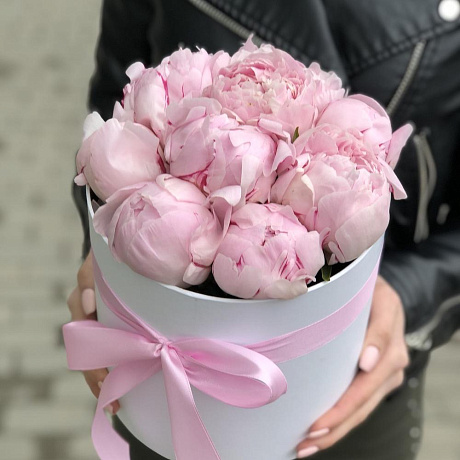 Коробка с пионами Анси - Фото 3