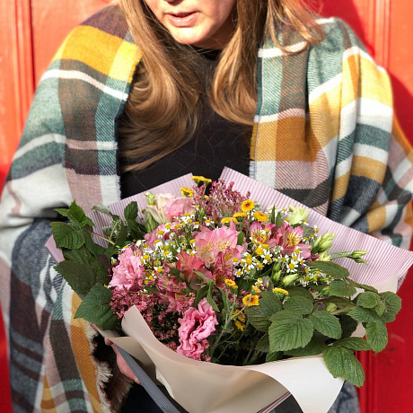 Букет цветов Москва ждёт лето - Фото 5