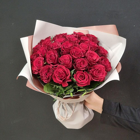 Роза красная 29шт - Фото 2