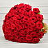 101 красная роза Рэд Наоми (70 см) - Фото 1