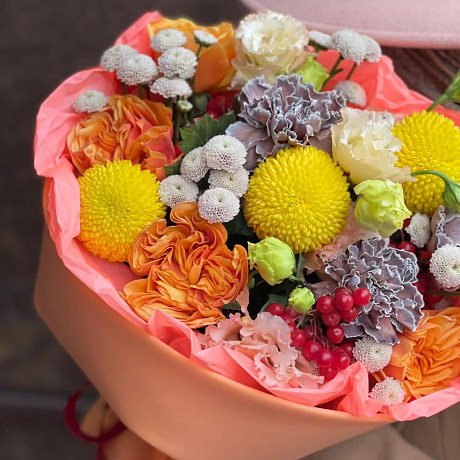 Букет цветов Осенняя сказка №161 - Фото 2