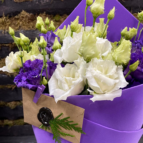 Букет из 7 Лизиантусов - Фото 3