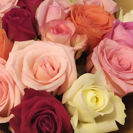 Микс из 19 роз - Фото 4
