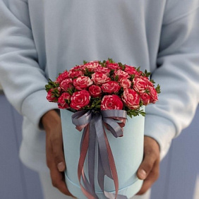 Цветы в коробке №838