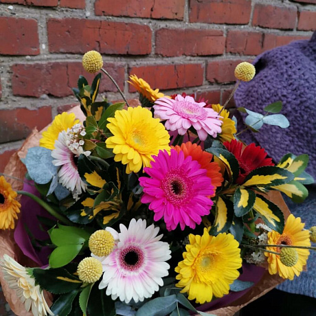 Букет цветов Арлекино L - Фото 4