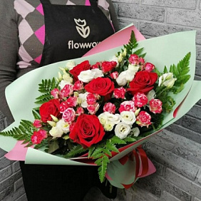 Букет цветов "Кокетка" №164