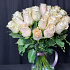 25 роз кремовых букетик - Фото 6