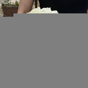 Шляпная коробка из роз (29 роз)