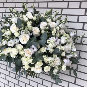 Букет цветов "White cream"