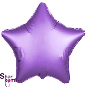 Матовая звезда шар "Фиолетовая"
