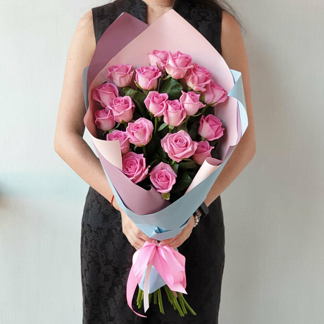 Букет из 19 роз Романтика - Фото 6