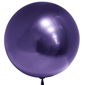 Шар "Сфера 3D Deco Bubble" (Фиолетовый), хром