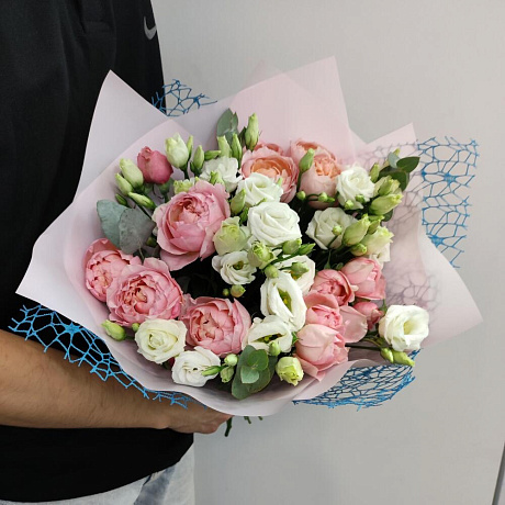 Букет цветов Нежный поцелуй №163 - Фото 2