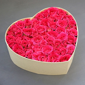 Букет цветов "ТРЕПЕТНОЕ СЕРДЦЕ"