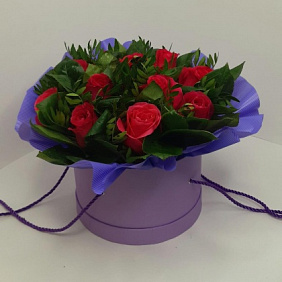 Цветы в коробке №257