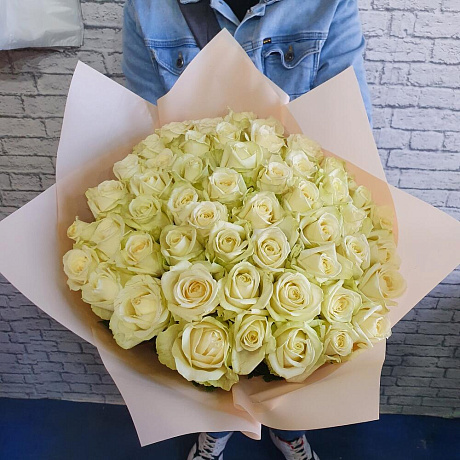 Букет из 51 розы №200 - Фото 5