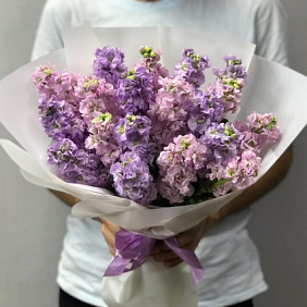 Букет цветов "Маттиола" №163