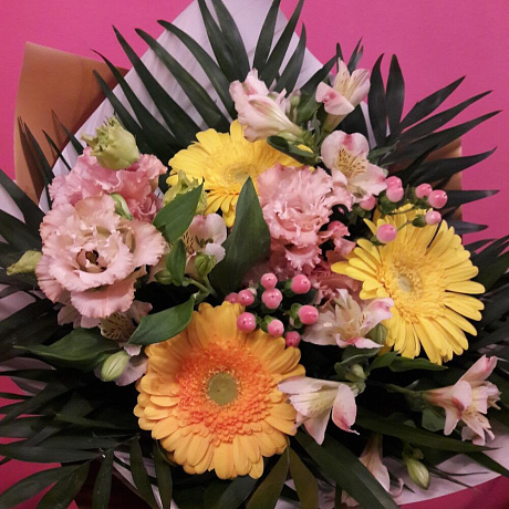 Букет цветов Шелковый жемчуг - Фото 2