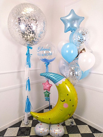 Композиция из шаров "Не земное счастье"