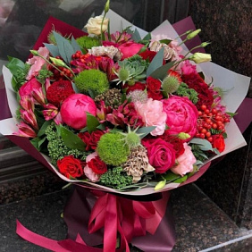 Красивый букет «Восторг в пути»