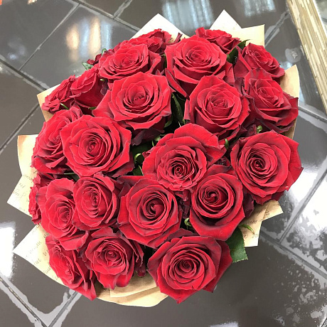 Букет из 25 эквадорских роз №173 - Фото 3