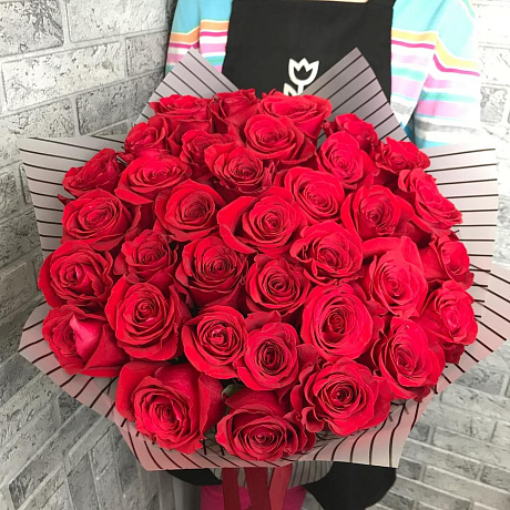 Букет из 51 розы VIP Колумбия - Фото 2