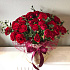 Цветы в коробке кустовая роза Яркая встреча - Фото 2