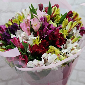 Букет Альстромерия микс №166