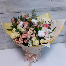 Букет цветов "Изящное кружево"