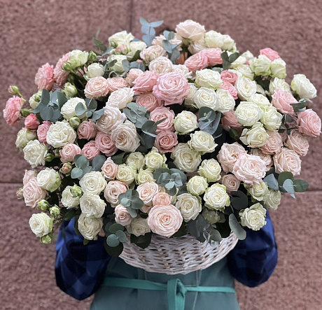 Композиция цветов Полянка - Фото 3