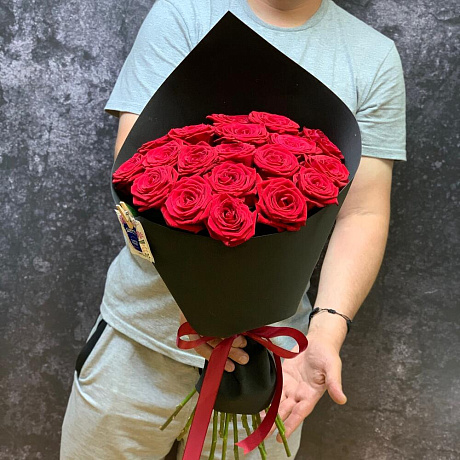Букет цветов Red roses - Фото 3