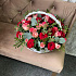Корзина с 49 розами и зеленью - Фото 5