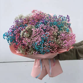 Букет цветов "Сладкая вата" №166