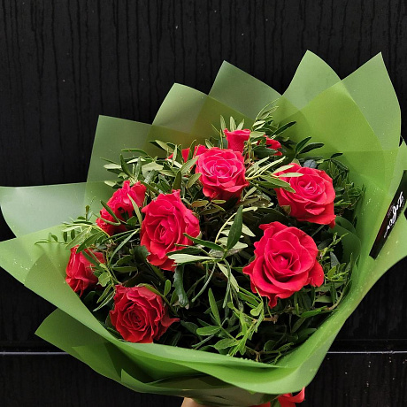 Букет с розами Bird - Фото 5