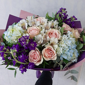 Букет "Акварель" №162