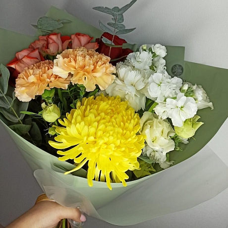 Букет цветов Фруктовый смузи - Фото 5