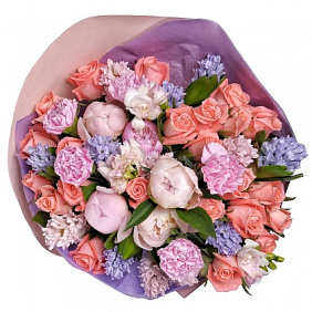 Букет цветов "Нежный аромат" №160
