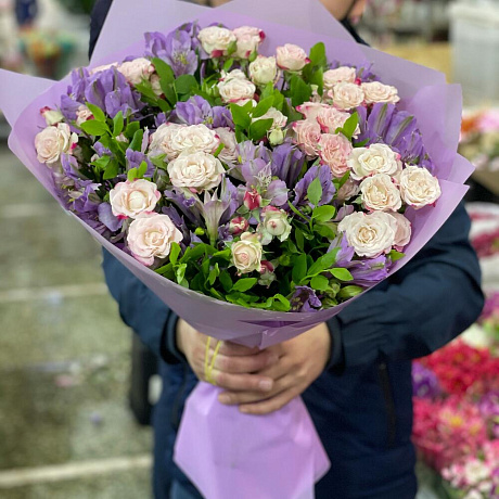 Авторский букет цветов № 226 - Фото 5