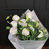 Букет белоснежной эустомы - Фото 2