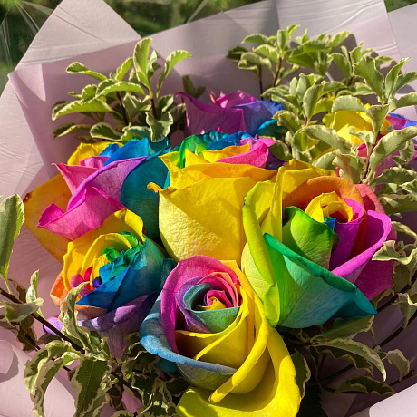 Букет цветов Розовый единорог - Фото 4