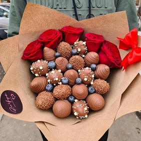 Букет цветов "Иноземка"  №160