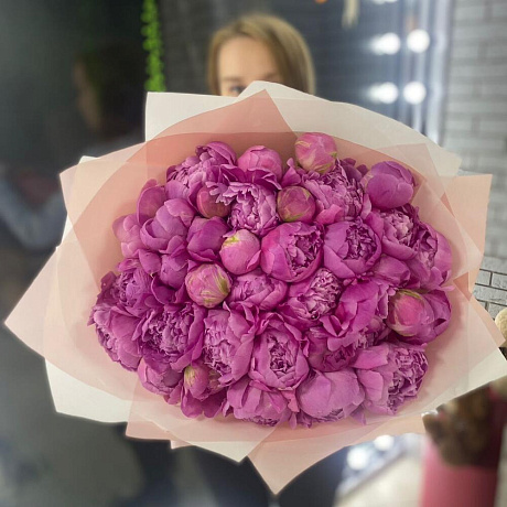 35 розовых пионов - Фото 4