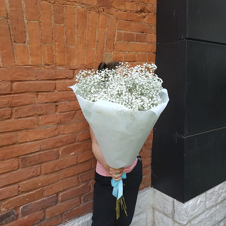 Букет цветов Снежный ком - Фото 2