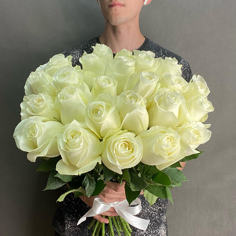 Букет из 25 эквадорских роз №164 - Фото 2