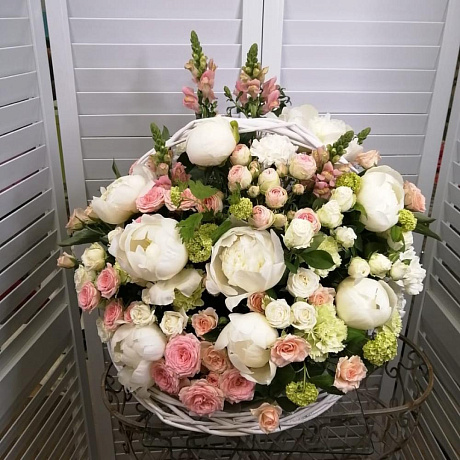 Корзина цветов №160 - Фото 4